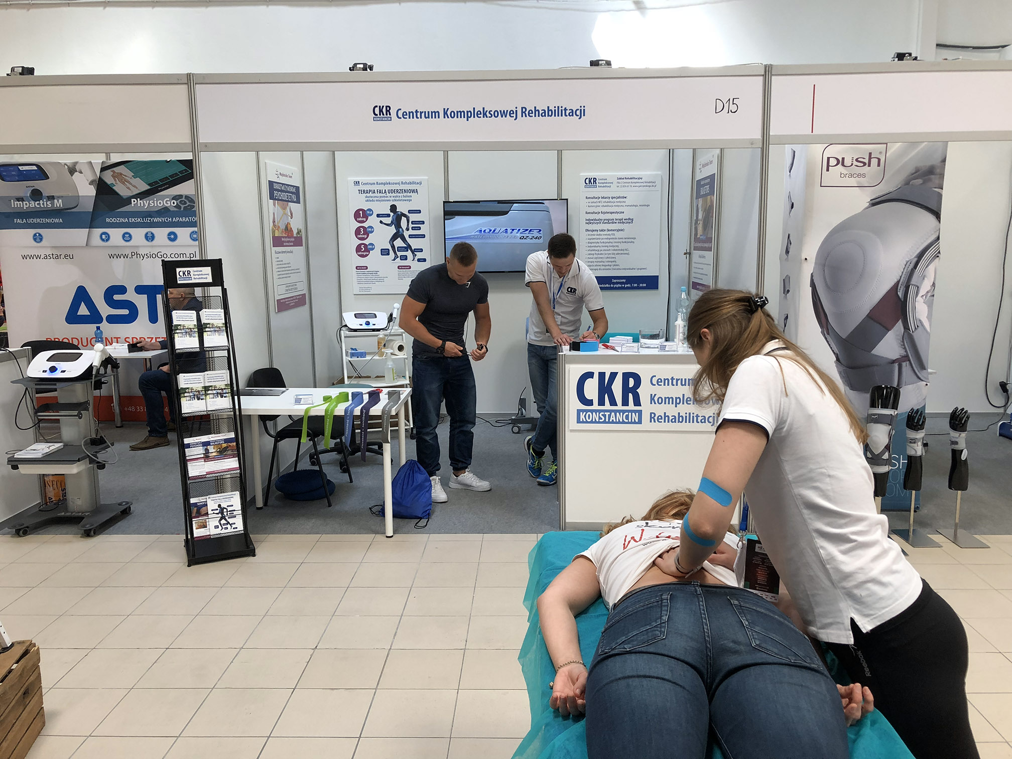 Organizacja stoiska CKR na targach GoActive