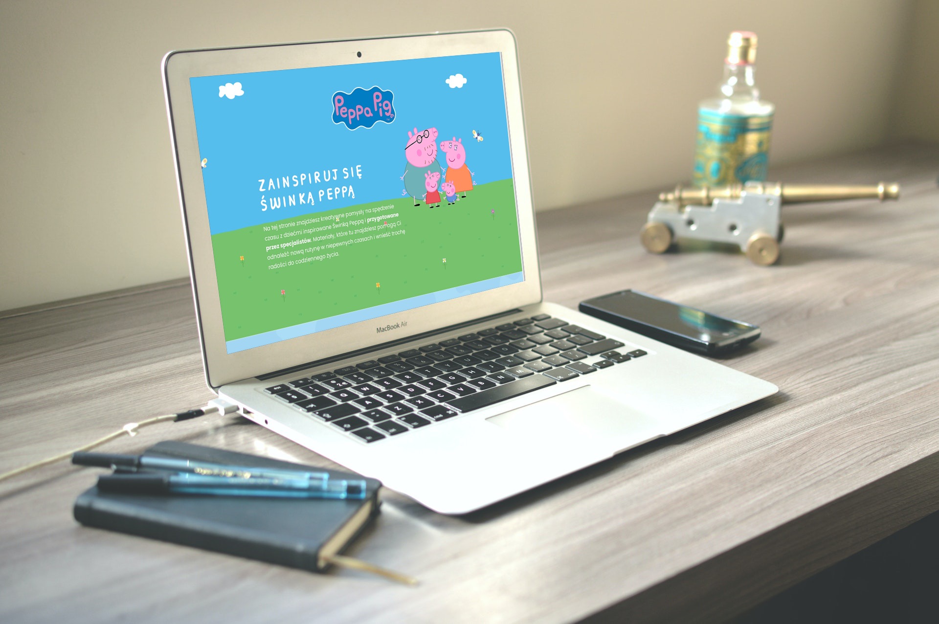 Landing Page Świnka Peppa